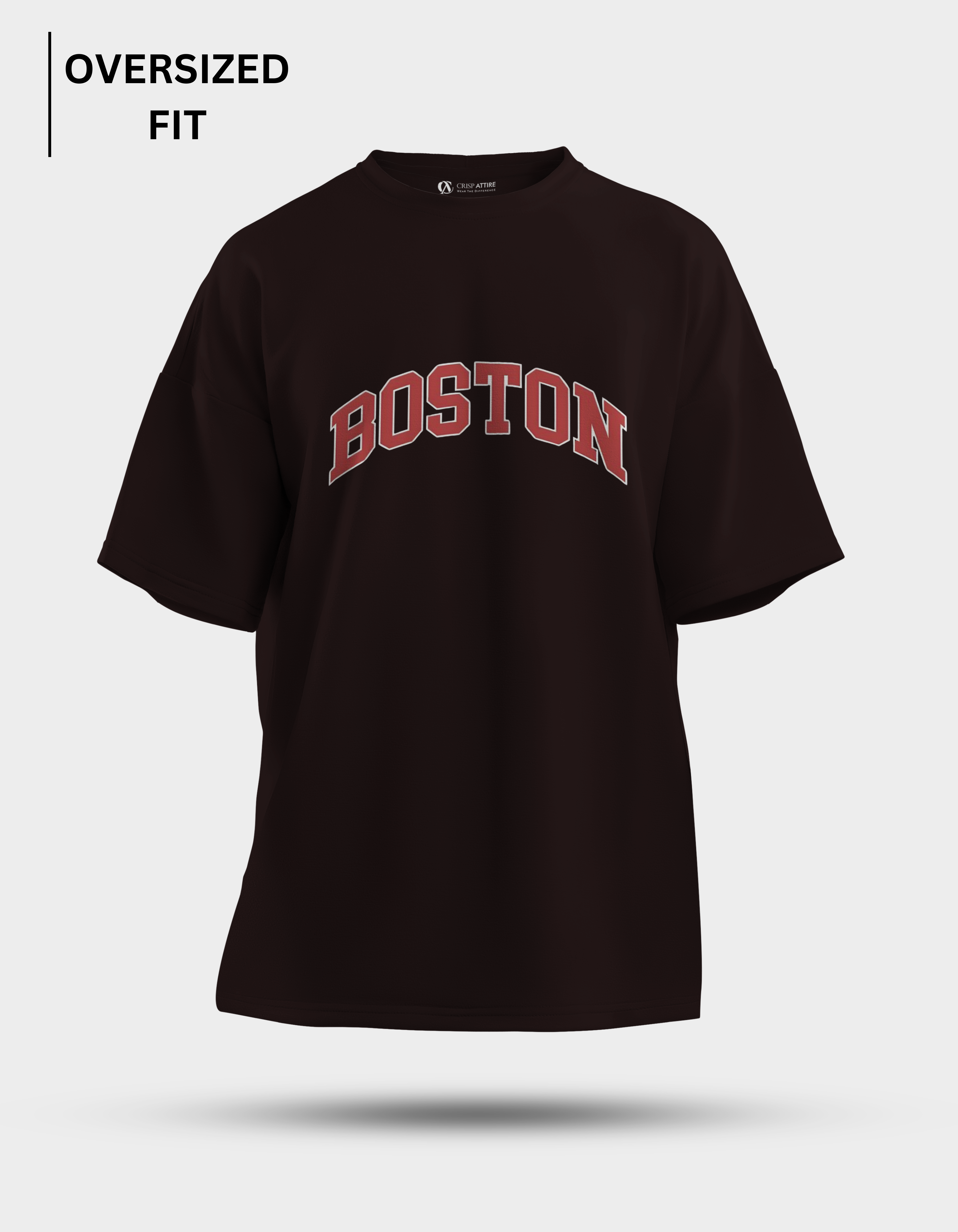 Boston - Black Oversized T-shirt