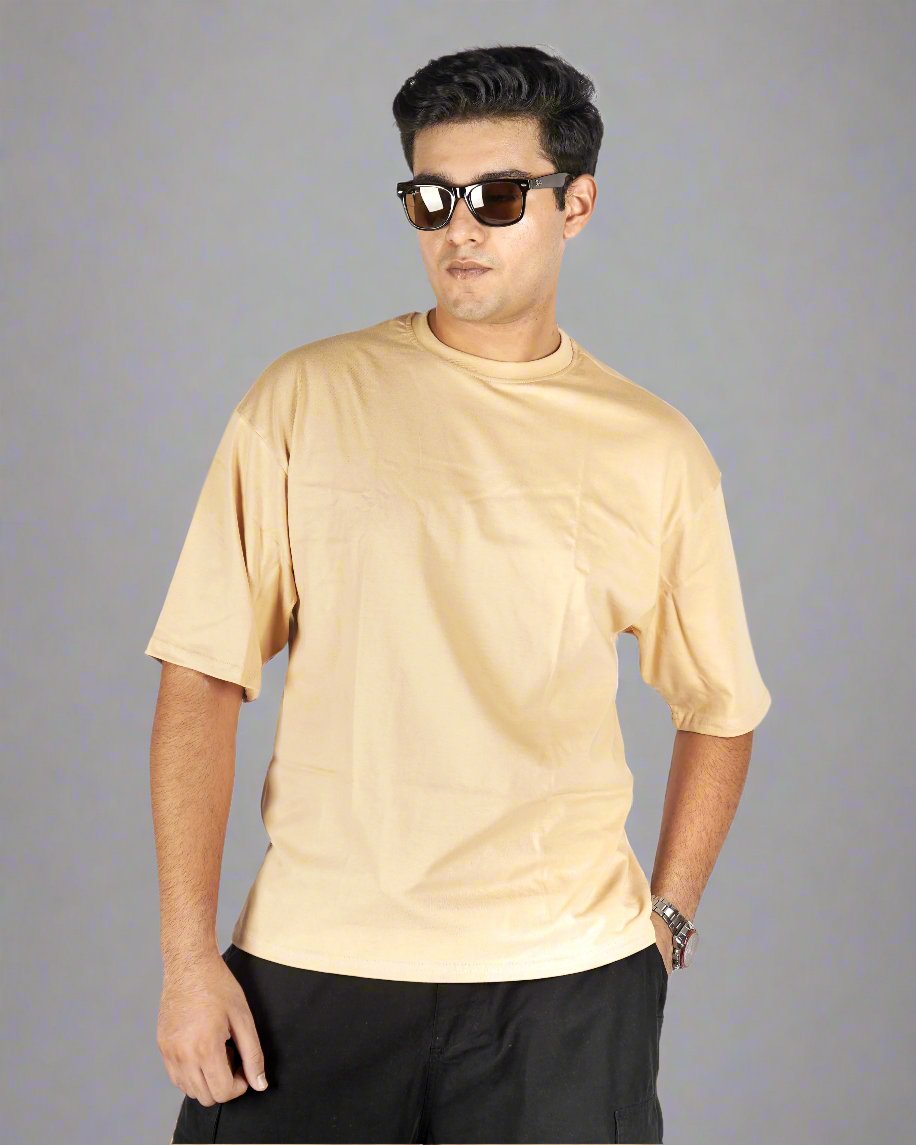 Beige - Oversized T-Shirt