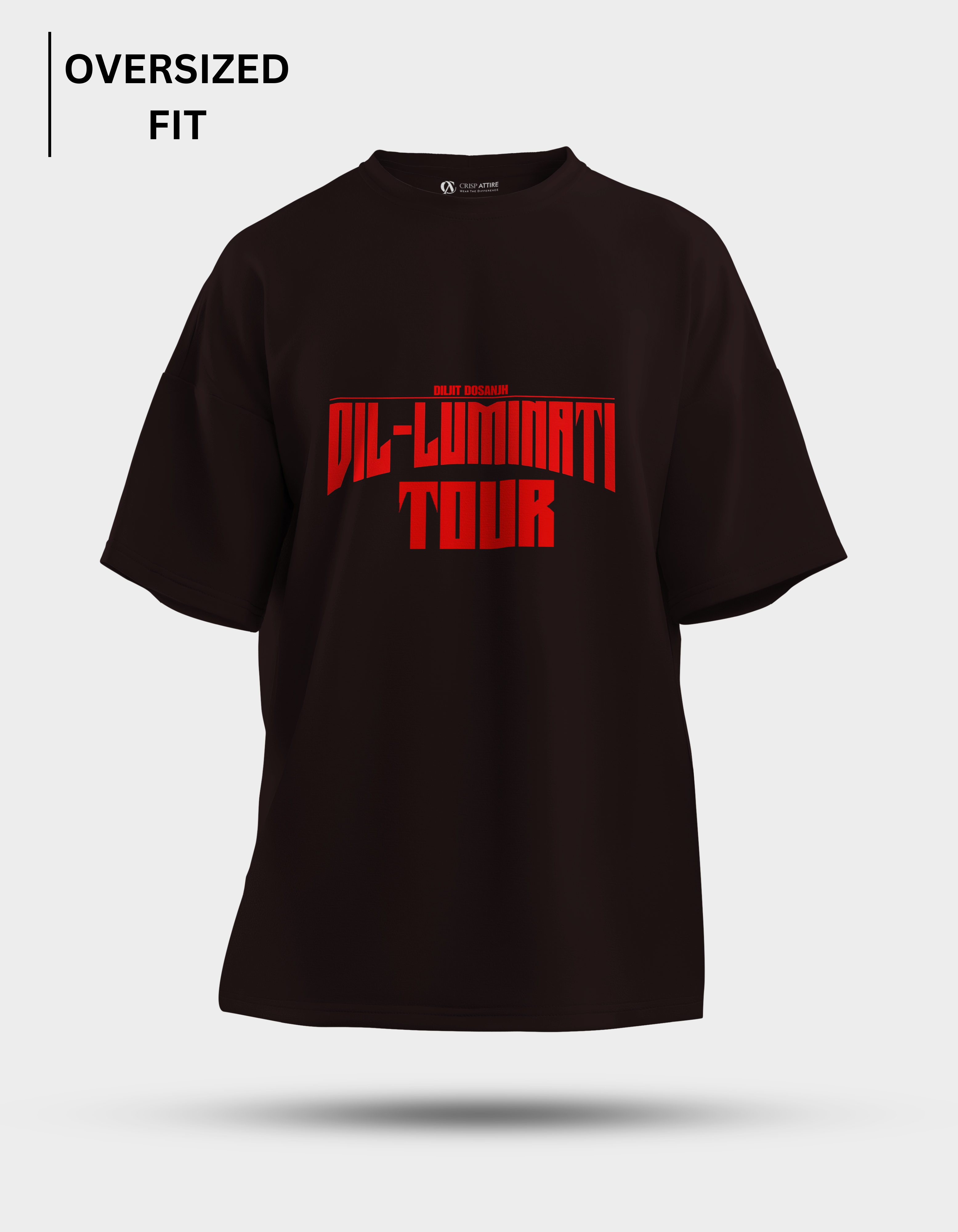 Dil-Luminati Tour - Black Oversized T-Shirt