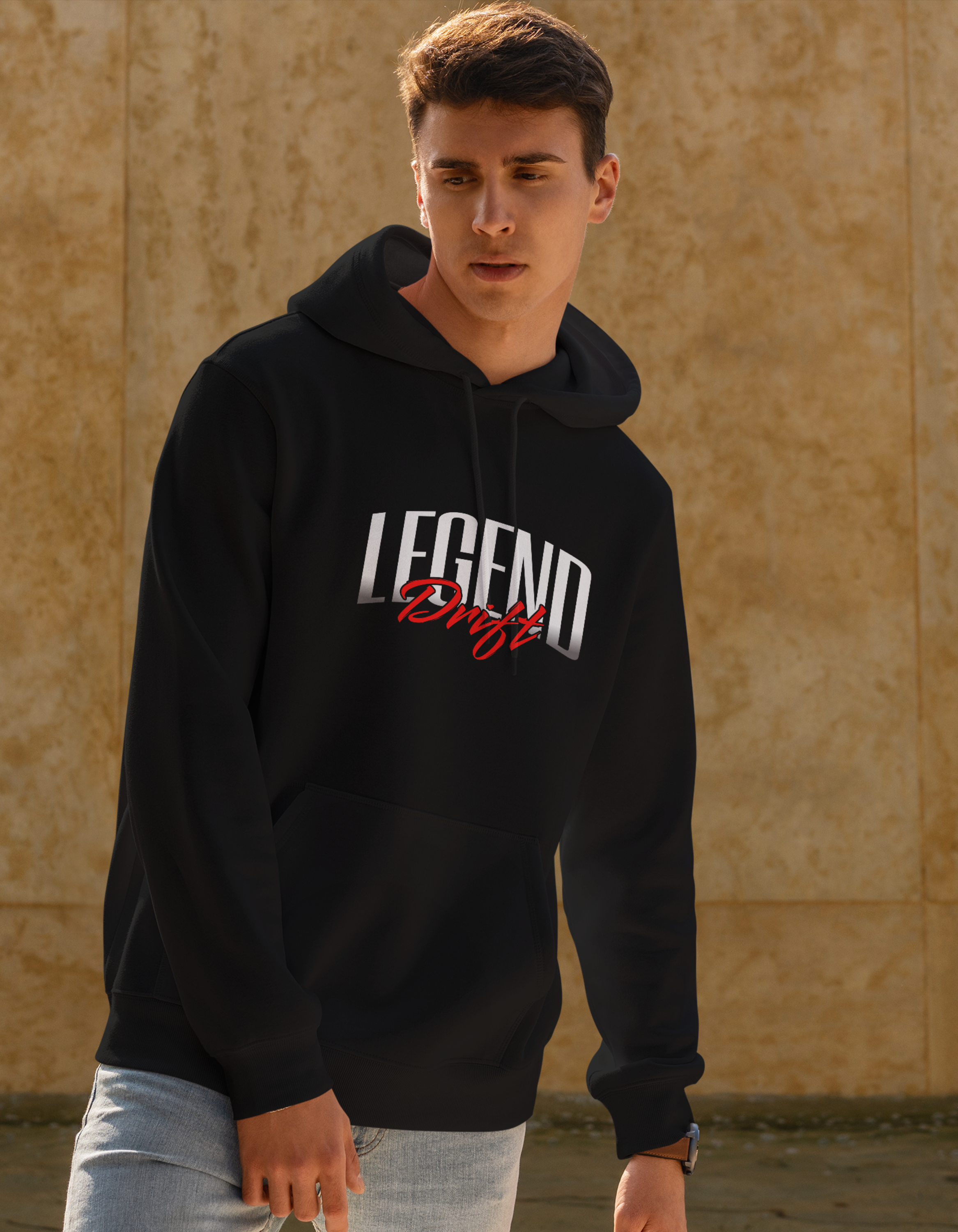 Legend Drift - Black Oversized Hoodie