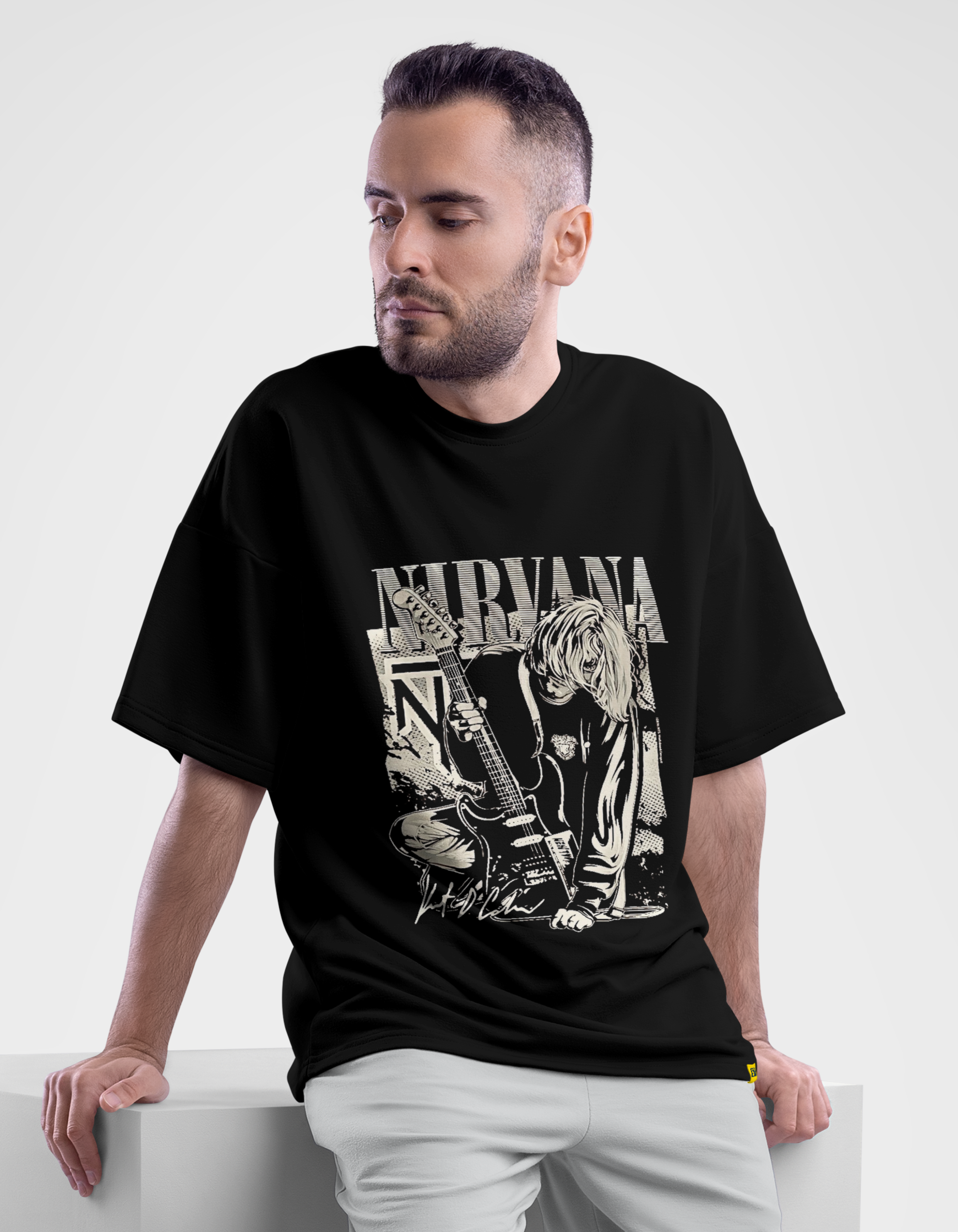 Nirvana - Black Oversized T-shirt